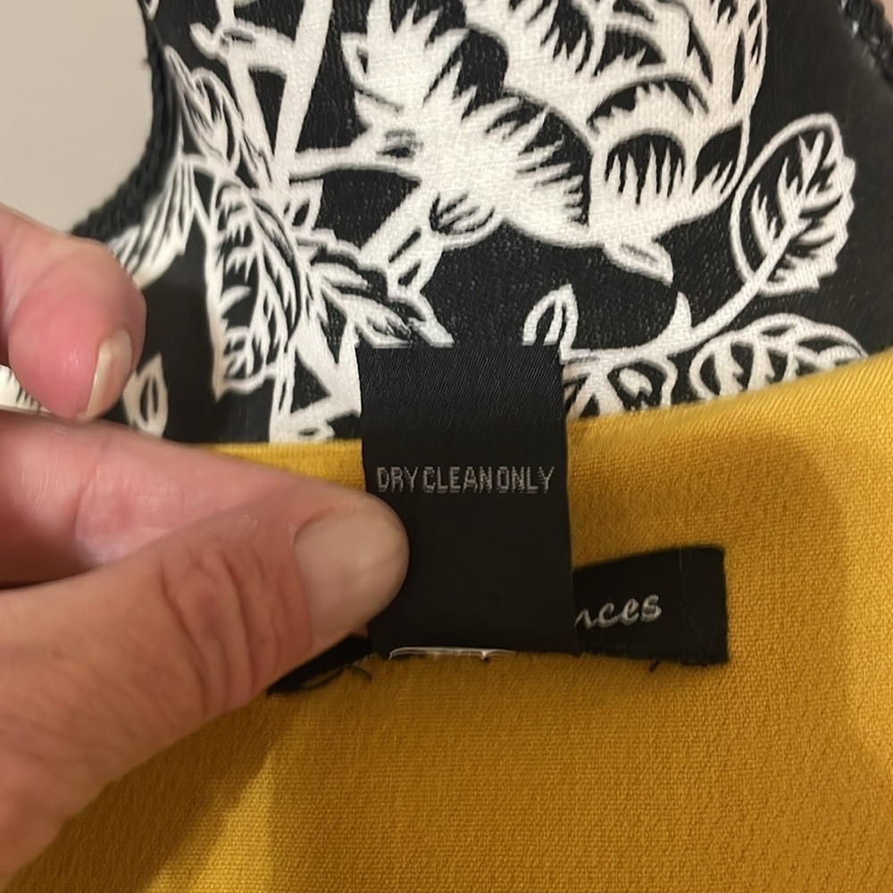 Margaret M Yellow Cape Jacket Modern Structured Design - Picture 11 of 12